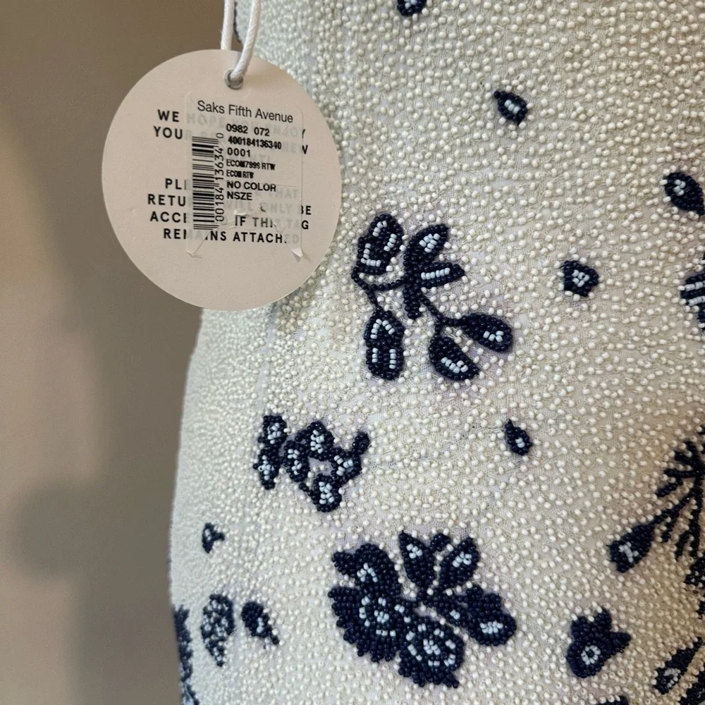 Staud White and Blue Sleeveless Sundress - Picture 6 of 8